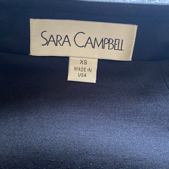 BLACK Sara Campbell Black Ponte Topper with Bow XS - Picture 4 of 11